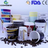 Rote wegwerfbare kaffeetassen_takeaway tassen wholesale_cup papier