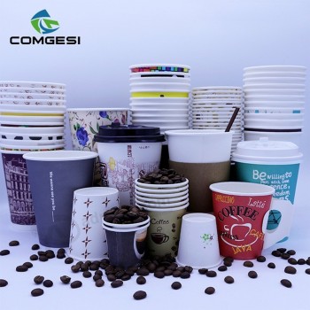 China_doubleの壁紙のコーヒーカップのchina_rippleの単一の二重壁の紙コップのサプライヤーの紙コップの製造者