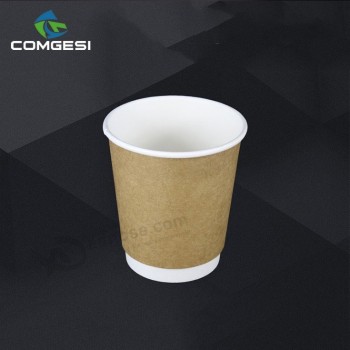 Vaso de papel taza de café 12oz_ripple pared de papel taza de café 12oz_ripple con tapa