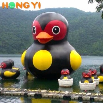 Canard en caoutchouc gonflable de promotion de canard gonflable flottant géant pour la publicité