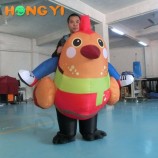 Promotional decorative inflatable chicken advertising cartoon inflatable animal