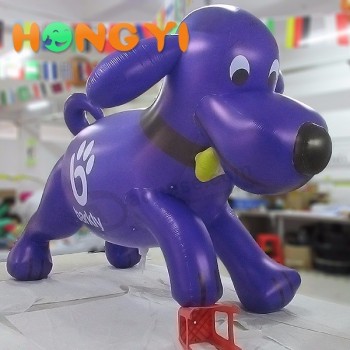 Publicidade inflável cão decoração inflável animal modelo de desenho animado inflável personalizado