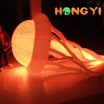 婚礼装饰充气led水母变色巨型充气水母气球模型