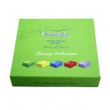 Wholesale custom luxury cardboard gift soap packaging box with your logo