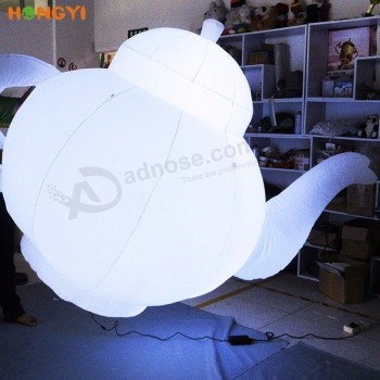 Custom giant decorative PVC inflatable teapot model