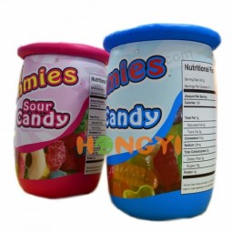 注文の膨脹可能なフルーツはブランドの表示のためのポリ塩化ビニールの広告キャンデーの缶できます