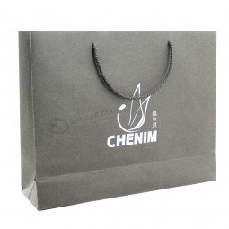 China factory silver stamp lamination ready made paper bag with your logo