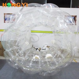 Bola de burbujas humana inflable juegos de equipo inflable bola de parachoques