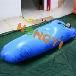 Portable inflatable air sleeping bag nose shape inflatable lazy bed