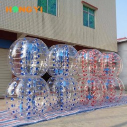 Burbuja inflable de cuerpo humano/Compinche inflable de bolas para deportes al aire libre