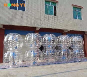 Burbuja inflable al aire libre fútbol globo humano juegos de deportes parachoques zorb pelota juguetes