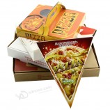 China Guangzhou wholesale cheap high quality custom printed design die cut flute corrugated packaging pizza boxes
