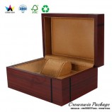 Customized factory price wooden box for single watch with high quality