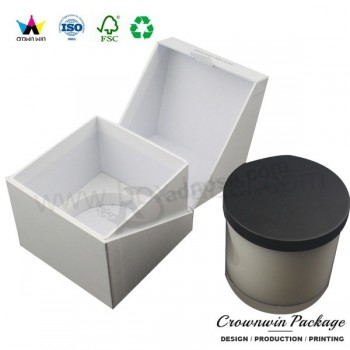 Cajas de velas de cartón de lujo de almacenamiento personalizado de Crownwin