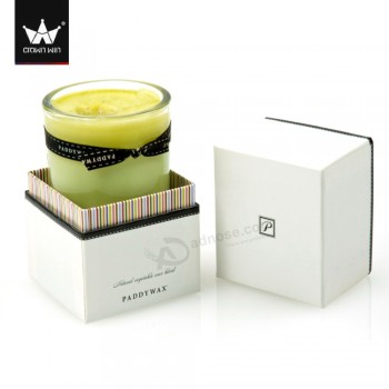 Wholesale custom high quality Crown Win luxury candle jar packaging box