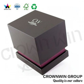 Dongguan crownwin luxus großhandel starre kerze geschenkbox