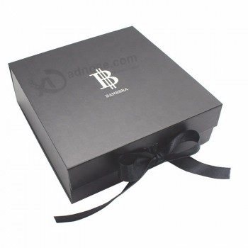 Custom Flat Folding Cardboard Packaging Gift Foldable Present Box