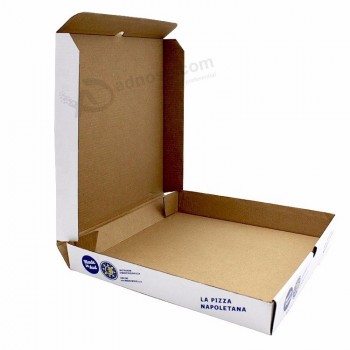 Impreso personalizado barato 6-12 pulgadas pizza empaquetado caja de entrega fábrica