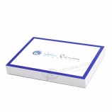 recycled white cardboard magnetic custom gift product packaging paper box