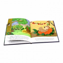 安い本の印刷ハードカバーの子供の物語の本の印刷サービス