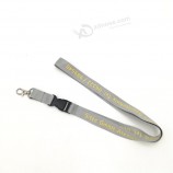 China zijde polyester lanyard fabrikant aangepast met haak