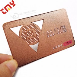 Impressão de cartão de visita de metal preto dourado cortado, personalizado luxo rosa ouro metal em branco cartão de visita por atacado