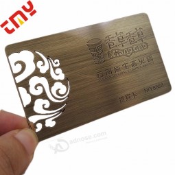 Linen Business Metal Card,Pop Up Business Card Cutting