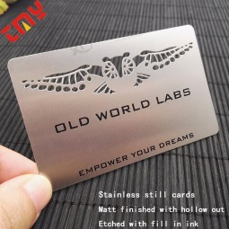 Custom Gold Metal Card  Blanks,Stainless Steel Metal Card For Sale
