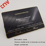 изготовленная на заказ пустая металлическая визитная карточка, визитная карточка высокого качества