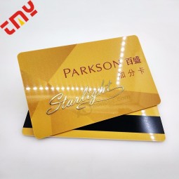 Thin Plastic Printed Card,Business Credit Card Printing Plastic With Magnetic Stripe