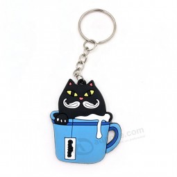 Promotion High Quality PVC Rubber 3D Custom Made Keychain Soft PVC Rubber Cute Animal Beer Bottle Opener Key Chain with Cheap Pr