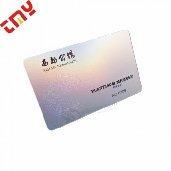 RFID визитная карточка Eink визитная карточка ПВХ с вашим собственным дизайном
