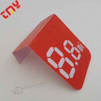 Promotion Plastic Price Tag Holder And Plastic Shelf Price Tag Holder For Discount