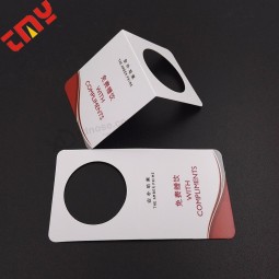 Custom Wine Bottle Neck Hang Tag With Logo Printing