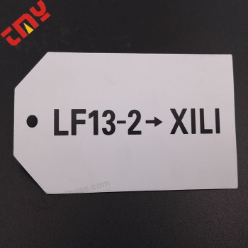 Promotional Plastic Label Tag For Brand Clothing