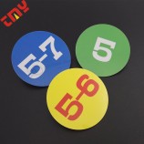 Badge nominatif numérique en plastique de vente chaude badge nominatif