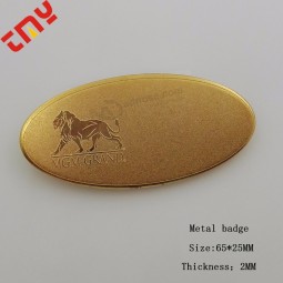 épinglettes promotionnelles personnalisées en émail dur du badge avec logo en métal