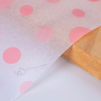 Papel de embrulho de papel de tecido de cor impressa