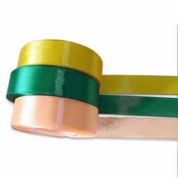 Fabric Ribbon Factory Price Sanding Satin Ribbon 100% Polyester