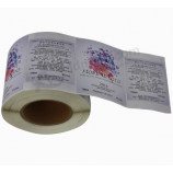 Impressão de adesivos de vinil padrão personalizado com acabamento fosco