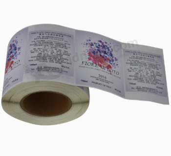 Impressão de adesivos de vinil padrão personalizado com acabamento fosco