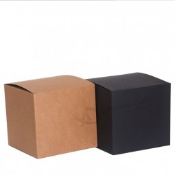 Custom Printing Wholesale Square Plain White kraft paper Box Stock