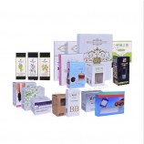 Individuelle Kosmetikverpackung kleine faltbare Papierbox mit Einlage