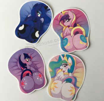 Custom die cut label vinyl decorative stickers printing for laptop