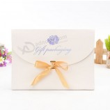 럭셔리 핑크 봉투 모양의 선물 포장 상자 리본 메뉴와 함께 멋진 귀여운 종이 선물 상자