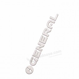 Logo en métal étiquette métallique autocollant en aluminium