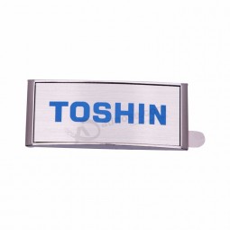 chrome plastic sticker adhesive nameplate labels abs plastic sticker