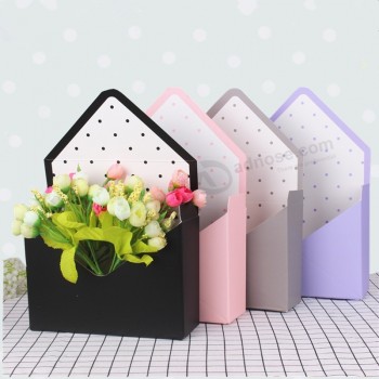 Papier personnalisé cadeau boîte à fleurs boîte d'emballage de foulard de luxe emballage cylindrique