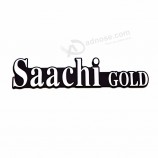 Self adhesive fine small name plate metal logo plate