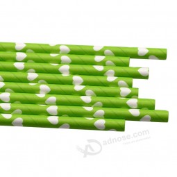 Eco Paper Straws Recycled Biodegradable Colorful Paper Drinking Straws